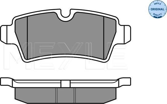 Meyle 025 242 8917 - Kit pastiglie freno, Freno a disco autozon.pro