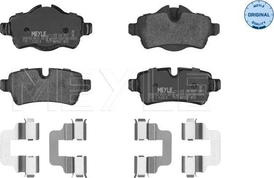 Meyle 025 242 8917 - Kit pastiglie freno, Freno a disco autozon.pro