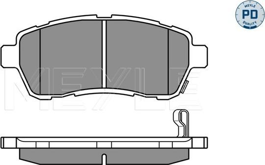 Meyle 025 242 8316/PD - Kit pastiglie freno, Freno a disco autozon.pro