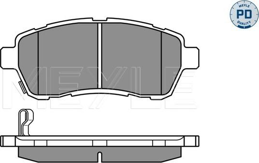 Meyle 025 242 8316/PD - Kit pastiglie freno, Freno a disco autozon.pro