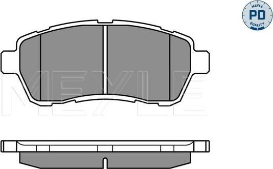 Meyle 025 242 8316/PD - Kit pastiglie freno, Freno a disco autozon.pro