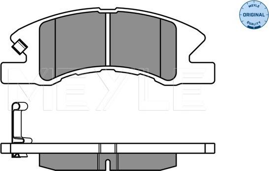 Meyle 025 242 2914/W - Kit pastiglie freno, Freno a disco autozon.pro