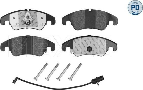 Meyle 025 247 4319/PD - Kit pastiglie freno, Freno a disco autozon.pro