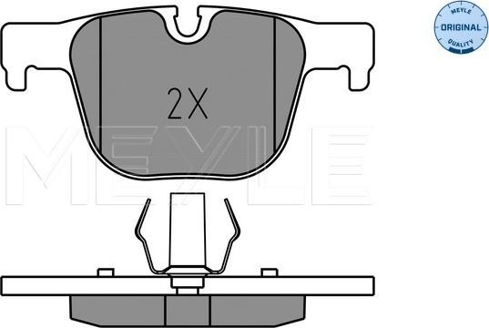 Meyle 025 255 1417 - Kit pastiglie freno, Freno a disco autozon.pro