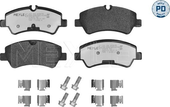 Meyle 025 256 0418/PD - Kit pastiglie freno, Freno a disco autozon.pro