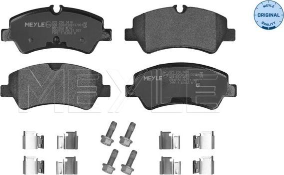 Meyle 025 256 0418 - Kit pastiglie freno, Freno a disco autozon.pro