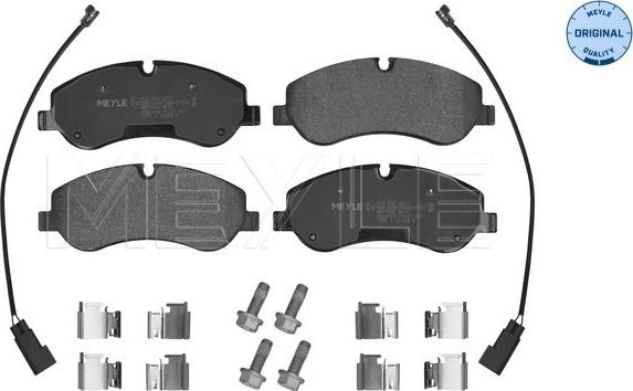 Meyle 025 256 0217 - Kit pastiglie freno, Freno a disco autozon.pro