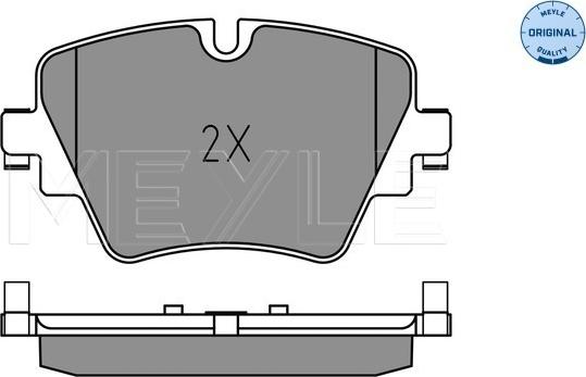 Meyle 025 256 1718 - Kit pastiglie freno, Freno a disco autozon.pro