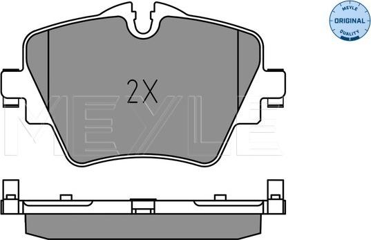 Meyle 025 256 1718 - Kit pastiglie freno, Freno a disco autozon.pro