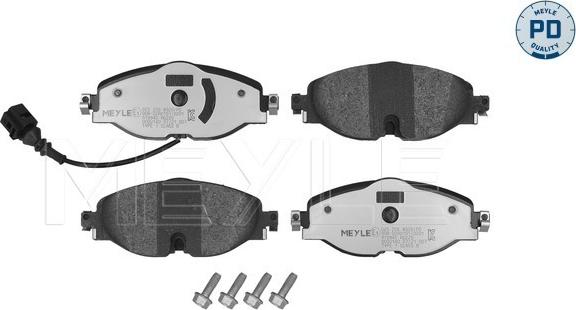 Meyle 025 256 8320/PD - Kit pastiglie freno, Freno a disco autozon.pro