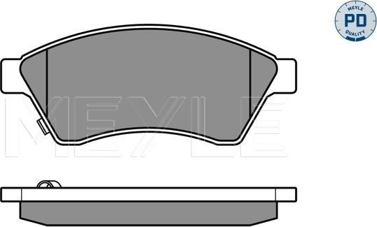 Meyle 025 250 3118/PD - Kit pastiglie freno, Freno a disco autozon.pro