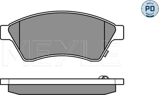 Meyle 025 250 3118/PD - Kit pastiglie freno, Freno a disco autozon.pro