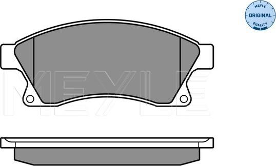 Meyle 025 250 3118/W - Kit pastiglie freno, Freno a disco autozon.pro