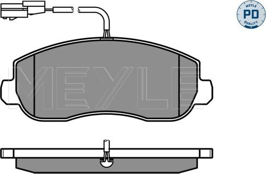 Meyle 025 251 4718/PD - Kit pastiglie freno, Freno a disco autozon.pro