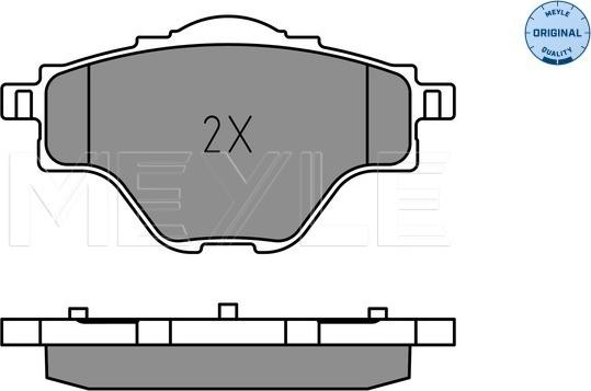 Meyle 025 258 2717 - Kit pastiglie freno, Freno a disco autozon.pro