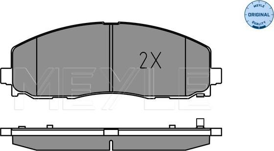 Meyle 025 253 7919 - Kit pastiglie freno, Freno a disco autozon.pro