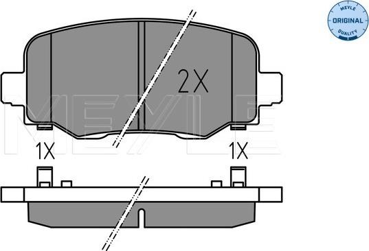 Meyle 025 257 3318 - Kit pastiglie freno, Freno a disco autozon.pro