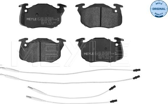 Meyle 025 209 0618/W - Kit pastiglie freno, Freno a disco autozon.pro