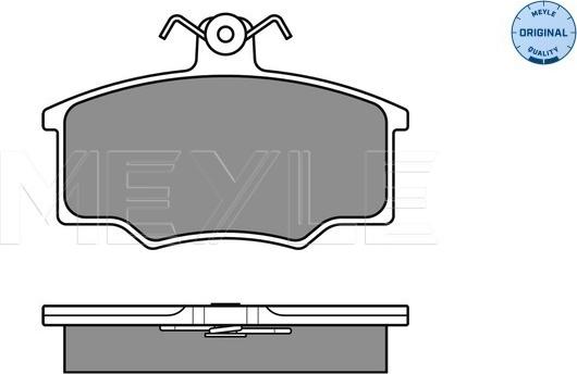 Meyle 025 205 7419 - Kit pastiglie freno, Freno a disco autozon.pro