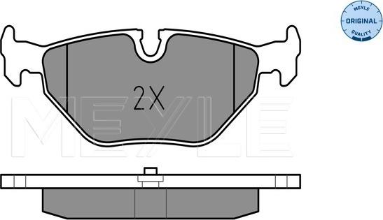 Meyle 025 219 3417 - Kit pastiglie freno, Freno a disco autozon.pro