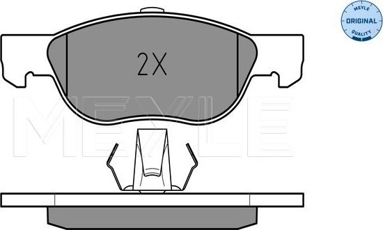 Meyle 025 219 2818 - Kit pastiglie freno, Freno a disco autozon.pro