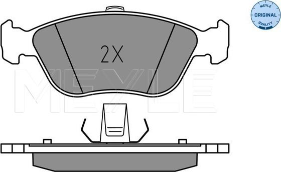 Meyle 025 214 9219 - Kit pastiglie freno, Freno a disco autozon.pro