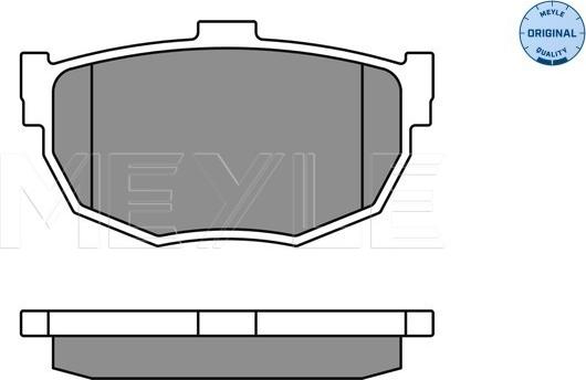 Meyle 025 215 5314/W - Kit pastiglie freno, Freno a disco autozon.pro