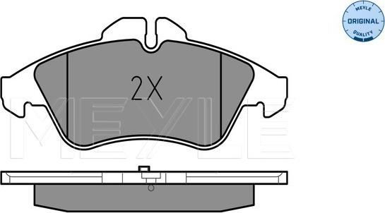 Meyle 025 215 7620 - Kit pastiglie freno, Freno a disco autozon.pro