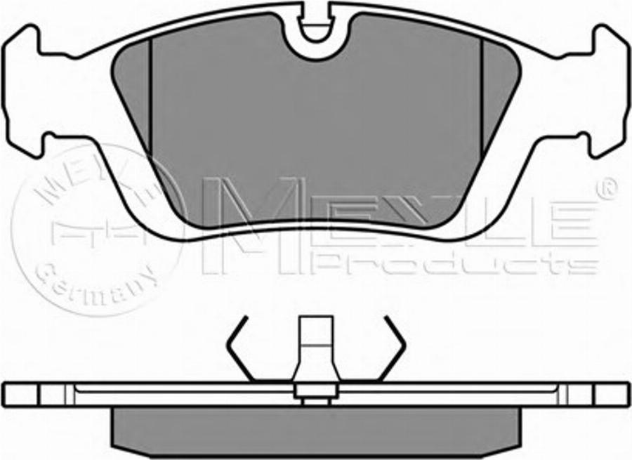 Meyle 025 216 4317 - Kit pastiglie freno, Freno a disco autozon.pro