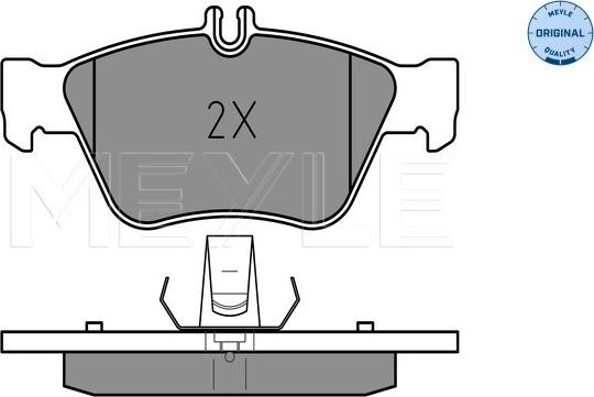 Meyle 025 216 6419 - Kit pastiglie freno, Freno a disco autozon.pro