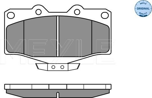 Meyle 025 216 7915/W - Kit pastiglie freno, Freno a disco autozon.pro