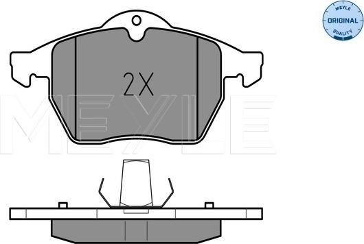 Meyle 025 218 2919 - Kit pastiglie freno, Freno a disco autozon.pro