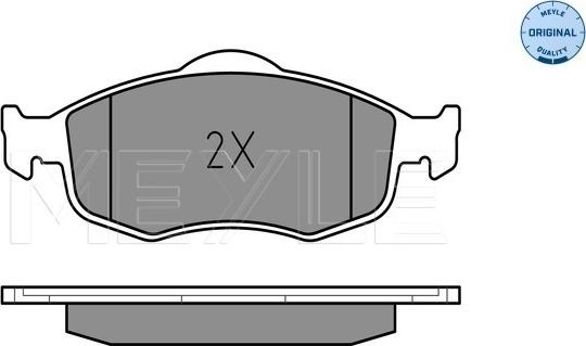 Meyle 025 213 9418 - Kit pastiglie freno, Freno a disco autozon.pro