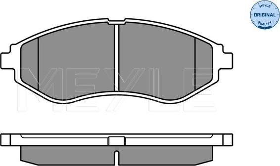 Meyle 025 239 7417 - Kit pastiglie freno, Freno a disco autozon.pro