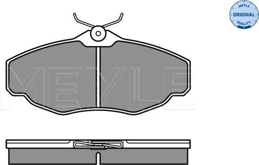 Meyle 025 234 5219 - Kit pastiglie freno, Freno a disco autozon.pro