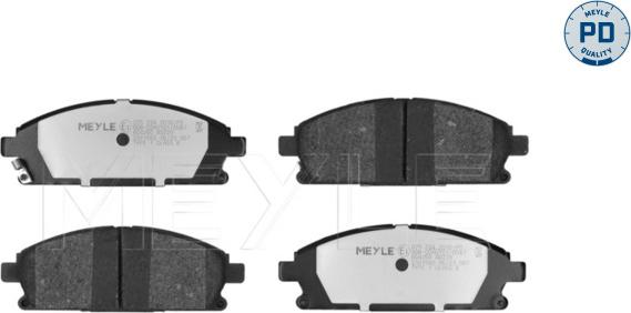 Meyle 025 234 2016/PD - Kit pastiglie freno, Freno a disco autozon.pro