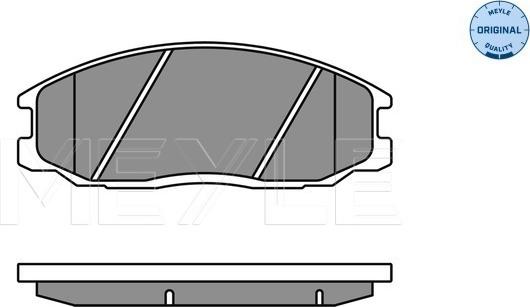 Meyle 025 235 6916/W - Kit pastiglie freno, Freno a disco autozon.pro