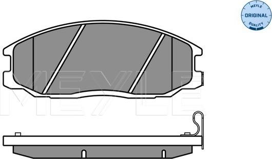 Meyle 025 235 6916/W - Kit pastiglie freno, Freno a disco autozon.pro