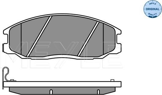 Meyle 025 235 6916/W - Kit pastiglie freno, Freno a disco autozon.pro