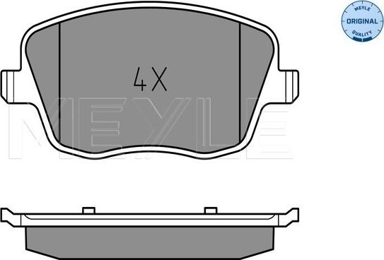 Meyle 025 235 8118 - Kit pastiglie freno, Freno a disco autozon.pro