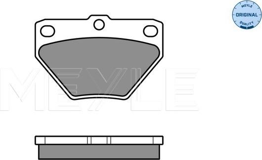 Meyle 025 235 2114/W - Kit pastiglie freno, Freno a disco autozon.pro