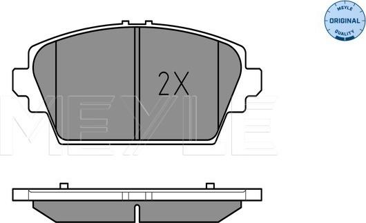 Meyle 025 230 9416/W - Kit pastiglie freno, Freno a disco autozon.pro