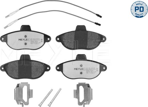 Meyle 025 230 4218/PD - Kit pastiglie freno, Freno a disco autozon.pro