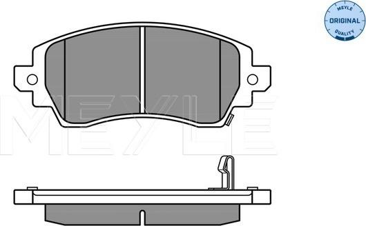 Meyle 025 230 8818/W - Kit pastiglie freno, Freno a disco autozon.pro