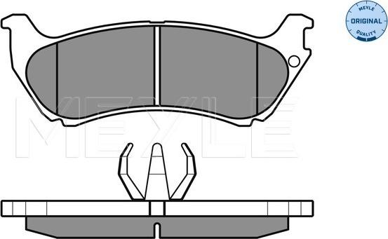 Meyle 025 231 9017/W - Kit pastiglie freno, Freno a disco autozon.pro