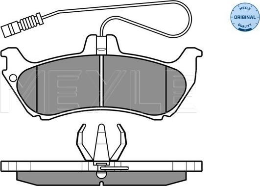 Meyle 025 231 9017/W - Kit pastiglie freno, Freno a disco autozon.pro