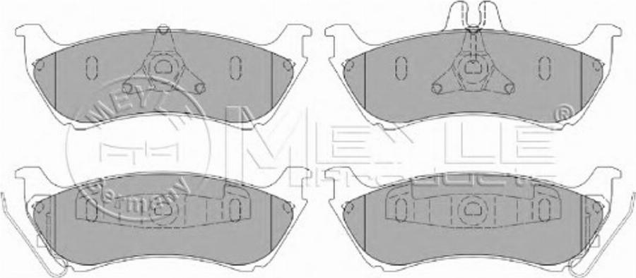 Meyle 025 231 9017 - Kit pastiglie freno, Freno a disco autozon.pro