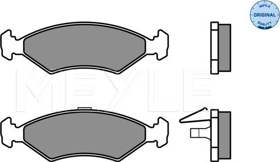 Meyle 025 231 0315 - Kit pastiglie freno, Freno a disco autozon.pro