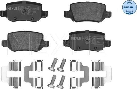 Meyle 025 231 3814 - Kit pastiglie freno, Freno a disco autozon.pro