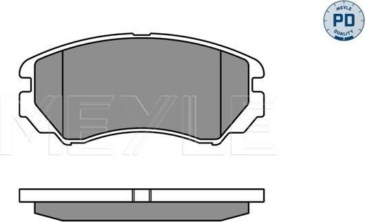 Meyle 025 238 9116/PD - Kit pastiglie freno, Freno a disco autozon.pro